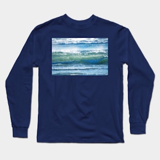 Aqua Waves Long Sleeve T-Shirt